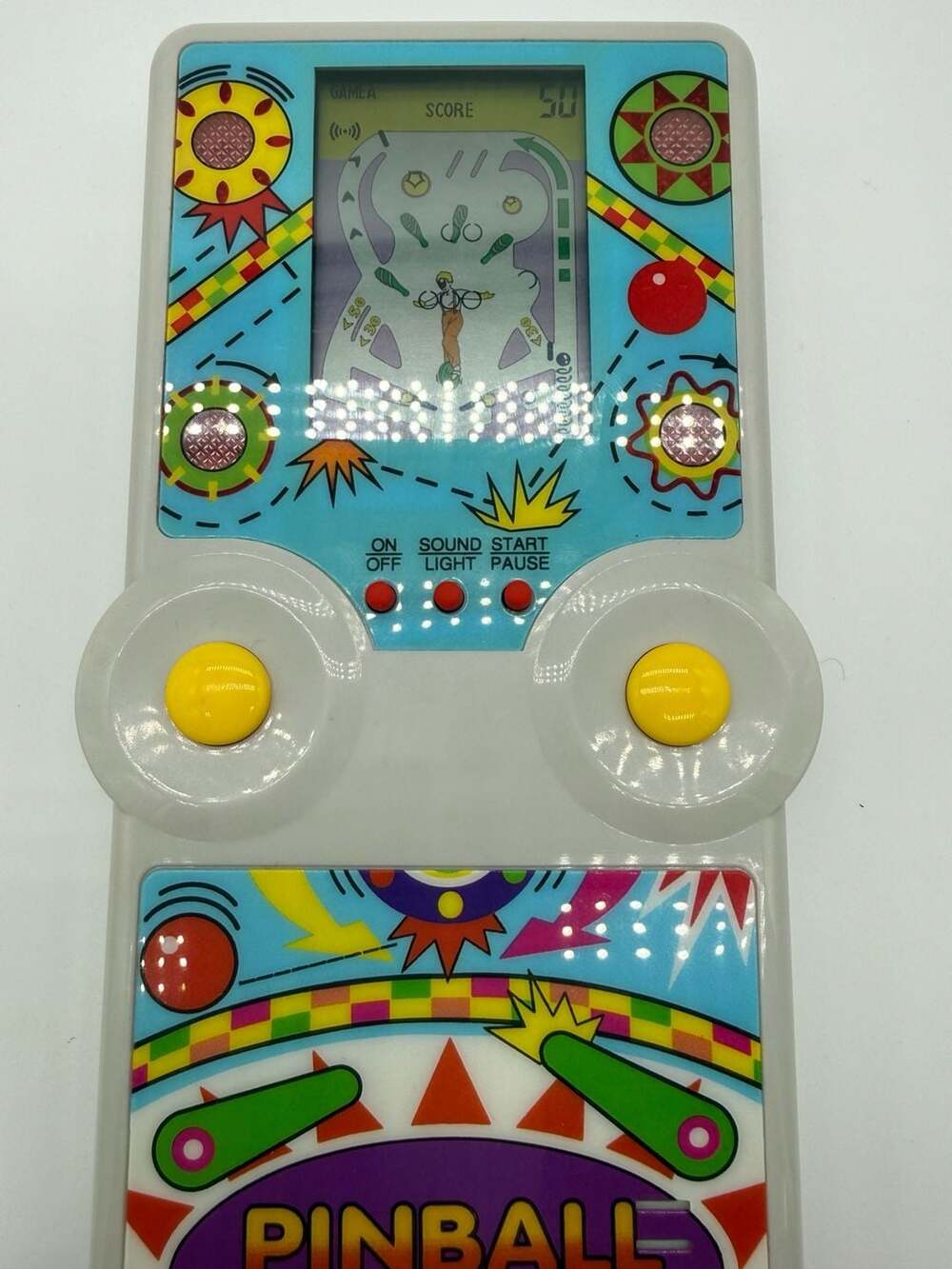 RadioShack Shaky Action LCD Handheld Pinball Game Cat. No. 60-2481A